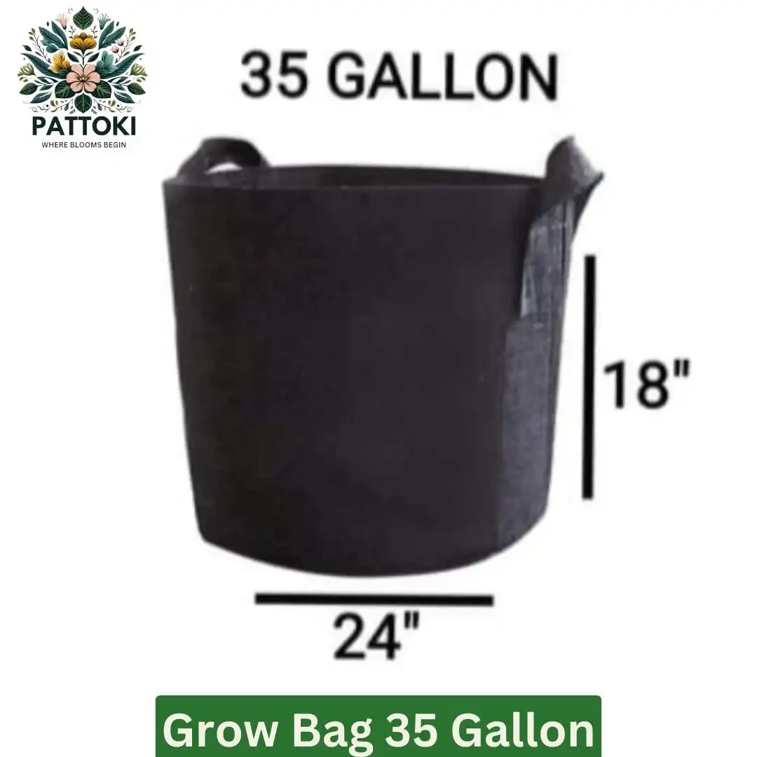 20-Gallon Grow Bag with 8 Side Pockets for Seasonal Flowers and Small Plants