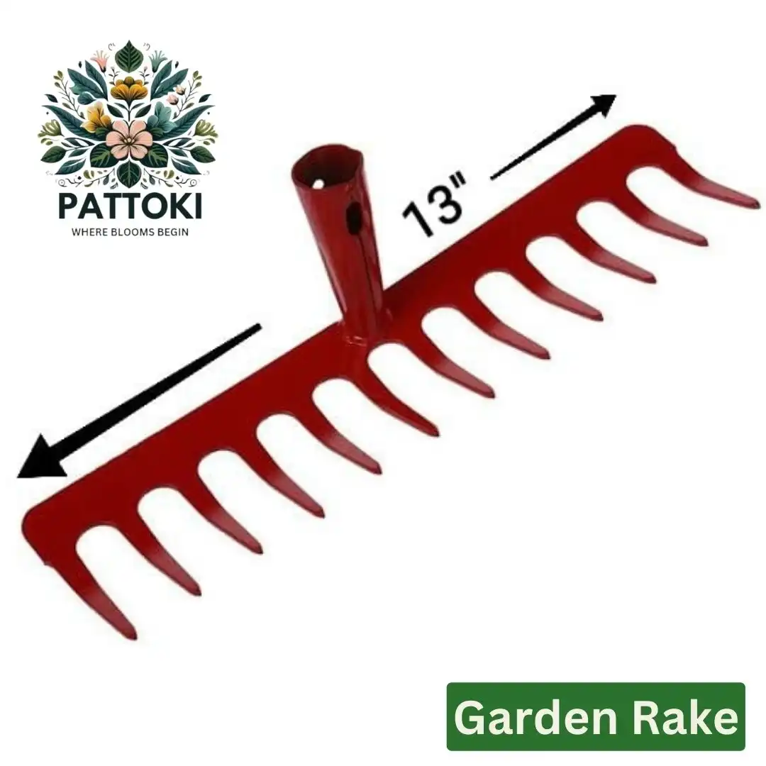 12-Teeth Garden Rake - Your Ultimate Gardening Companion!